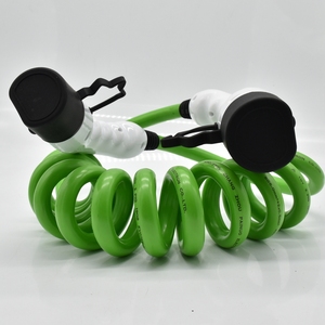 Cáp Xoắn Ốc Lò Xo Màu Xanh Lá IEC 621962 3 Pha Phích Cắm EV Loại 2 5M - Product Image 2