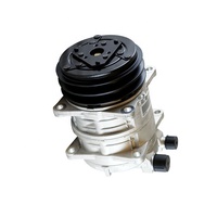 Compresseur frigorifique hermétique à vitesse variable pour ammoniac, 1/3 CV, R134a, à plaque oscillante, 12/24V, 82cc/rev, 6 cylindres, à montage direct et par oreilles