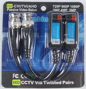 Prensa-Fit pasivo HD-CVI/TVI/AHD Video Balun con Pigtail(VB107PH) - Product Image 2
