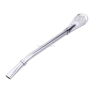 Paja de <span class=keywords><strong>Beber</strong></span> De Acero inoxidable Filtro Hecho A Mano Té de Yerba <span class=keywords><strong>mate</strong></span> Bombilla Calabaza Lavable Práctico Herramientas Té Esenci - Product Image 6