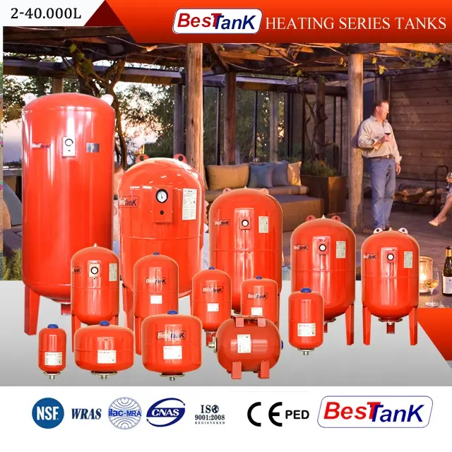 BESTANK-tanque de presión de agua 2-40000lt, recipiente de expansión, depósito de bomba de agua