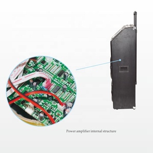 Dual 12-inch công suất cao chuyên nghiệp hoạt động xe đẩy loa 9 "Màn hình LCD cho máy tính điện thoại di động tính năng RGB DVD Player - Product Image 5