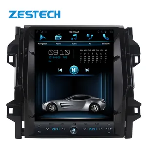 ZESTECH หน้าจอแนวตั้ง12.1นิ้ว Android 10 Car Dvd Player สำหรับ Toyota Fortuner Tesla สไตล์วิทยุระบบนำทาง Gps BT