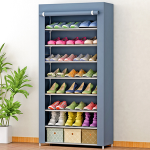 Armario <span class=keywords><strong>de</strong></span> zapatos <span class=keywords><strong>de</strong></span> <span class=keywords><strong>tela</strong></span> impermeable, moderno, cerrado, barato, increíble estante <span class=keywords><strong>de</strong></span> zapatos en línea, venta al por mayor - Product Image 5