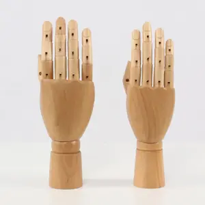 Wooden Hands Drawing Sketch Model Wood Mannequin Hand Movable Limbs Human Artist Manikin