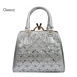 Donna in pelle borse delle donne del sacchetto di <span class=keywords><strong>sera</strong></span> della frizione <span class=keywords><strong>oro</strong></span> borsa della signora - Product Image 2