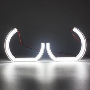 Anelli LED <span class=keywords><strong>Angel</strong></span> <span class=keywords><strong>Eyes</strong></span> in Acrilico per BMW Serie 1 E82 E88 E87 E81, Stile M4 Bianco Cristallo, Anelli <span class=keywords><strong>Fari</strong></span> LED SMD - Product Image 1