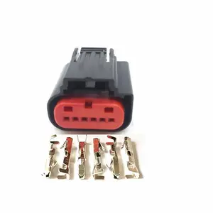 Conector eletrônico para carro, 6 pinos auto tyco para gm liga ytec v6 dbw acelerador pedal do acelerador 1-1419168-1 adaptador macho e fêmea