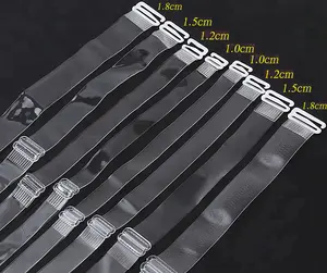 15mm High quality transparent Bra elastic tpu strap