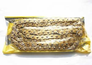 Zuid-Afrika Motorfiets Onderdelen 428H-132l Gouden Kleur O-<span class=keywords><strong>Ring</strong></span> Motorfiets Ketting Voor Racen - Product Image 5