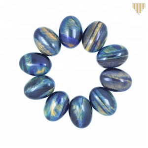 All'ingrosso 13x18mm naturale <span class=keywords><strong>occhio</strong></span> <span class=keywords><strong>di</strong></span> <span class=keywords><strong>tigre</strong></span> ovale Cabochon agata pietre <span class=keywords><strong>di</strong></span> <span class=keywords><strong>pietra</strong></span> per gioielli - Product Image 2