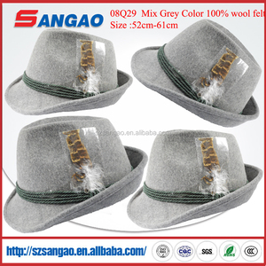Sombrero o Gorra <span class=keywords><strong>de</strong></span> Fieltro <span class=keywords><strong>de</strong></span> <span class=keywords><strong>Lana</strong></span> con Visera <span class=keywords><strong>de</strong></span> 52cm-61cm, Venta al por Mayor, 100% <span class=keywords><strong>Lana</strong></span>, Estilo Alemán - Product Image 3
