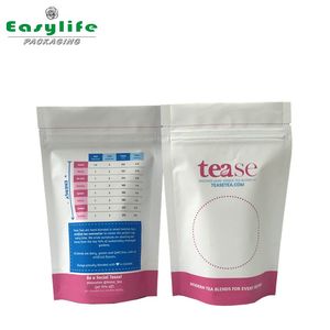 Plástico mate burlan empty Stand Up ziplock bolsa de té bolsa - Product Image 2