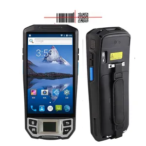 Rugged cầm tay gprs điện thoại di động android iốt thiết bị đầu cuối với dấu vân tay IỐT Android Công Nghiệp PDA máy quét mã vạch rfid