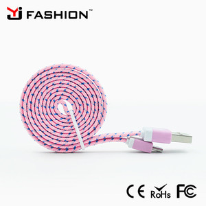 Accesorios del teléfono móvil al por mayor <span class=keywords><strong>100</strong></span> cm carga rápida nylon trenzado <span class=keywords><strong>cable</strong></span> USB para Apple iPhone - Product Image 1