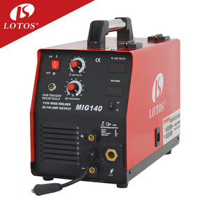Lotos MIG140 chino precio CO2 soldadura SS hoja de aluminio 140 AMP estable MIG máquina con la antorcha libre - Product Image 1