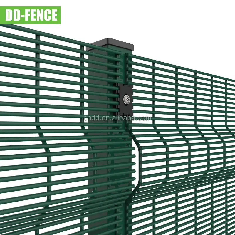Fabricantes 358 3D Anti-Climb Safety Perimeter Metal Steel Welded Wire Mesh Fence para Garden Villa Yard Industry Commercial