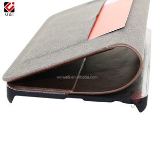Madera de nogal pu cuero conectado Flip teléfono caso para el <span class=keywords><strong>iPhone</strong></span> 7 - Product Image 4