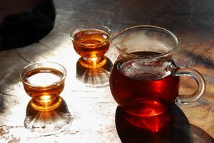 Shiningherb выдержанный пуэр чай 30 + лет Сертификат ISO известные чайные бренды Puer Brick Mr Kung бренд Yunnan Dark Tea Pu-erh - Product Image 5