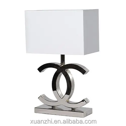 TD49 2020 nuovi mobili decorativa lampada da tavolo in argento/bianco lampada da tavolo di lusso