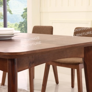 <span class=keywords><strong>Table</strong></span> et chaise de salle <span class=keywords><strong>à</strong></span> <span class=keywords><strong>manger</strong></span> rectangulaire de luxe en MDF avec pieds en bois, ensemble de <span class=keywords><strong>Table</strong></span> <span class=keywords><strong>à</strong></span> <span class=keywords><strong>manger</strong></span> moderne en bois massif, bon marché - Product Image 5
