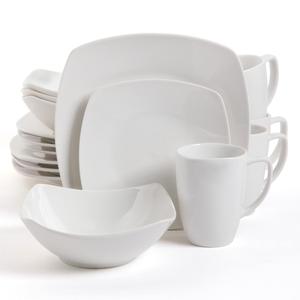 Plaine blanc dîner ensemble - Product Image 2