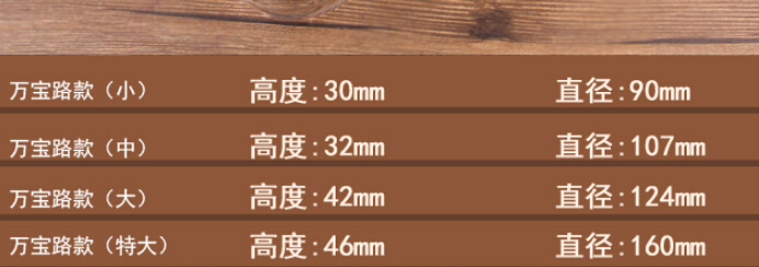 Haonai Round Clear Glass Cigarette Cigar Ashtray - Set of 4(Diameter 16/12.4/10.7/9cm)