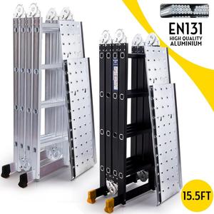 15.5FT Nhôm Đa Mục Đích Thang Mở Rộng Kính Thiên Văn Gấp - Product Image 4