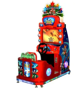 Hot selling Indoor Amusement Arcade Autorennen Spiel Maschine Münze betrieben All Stars Racing Shooting Game Zum Verkauf