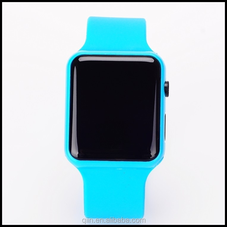Ad8090 prix pas cher carré LED écran tactile de Silicone montre, Silicone montres électroniques