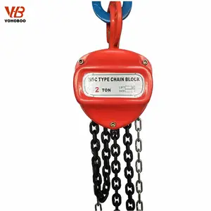Kleine size lifting apparatuur 2 ton chain sling hand manual hoist met CE certificaat uit China Vohoboo