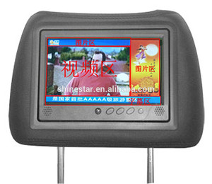 Écran du lecteur de <span class=keywords><strong>la</strong></span> publicité de taxi cab appui-tête de 7 pouces LCD avec capteur de corps IR - Product Image 2