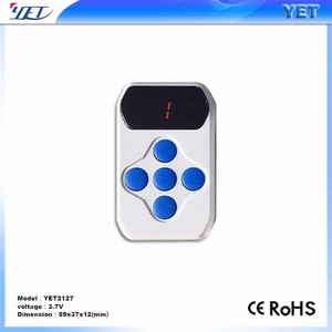Control remoto de 5 botones para aplicación en casa, 2017 mhz, YET2127, 433 - Product Image 4
