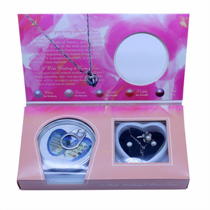 Collana, Anello <span class=keywords><strong>e</strong></span> Orecchini con Perle Naturali in Scatola, Miglior Regalo, Spedizione Gratuita - Product Image 1