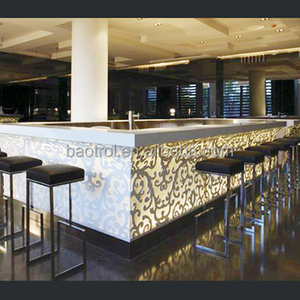 Personalizza il design acrilico solid surface night club narghilè <span class=keywords><strong>lounge</strong></span> furniture home LED <span class=keywords><strong>bar</strong></span> counter - Product Image 1