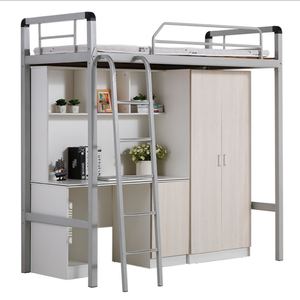 Litera de Metal con escalera/mesa para niños, muebles para Loft, escuela, litera, nuevo - Product Image 6