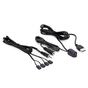 USB IR Extender 1 Récepteur 4 Émetteurs Répéteur Infrarouge Transmettre Signal de commande STB DVD Blueray Dans <span class=keywords><strong>Les</strong></span> Stocks 2018 - Product Image 1