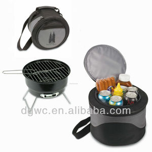 La parrilla de barbacoa con un bolso más fresco, carbón de <span class=keywords><strong>leña</strong></span> barbacoa conjunto, bbq - Product Image 4