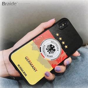 2018 Copa del Mundo de la bandera nacional TPU <span class=keywords><strong>PC</strong></span> cubierta de la caja del teléfono para el iPhone 8 más - Product Image 1