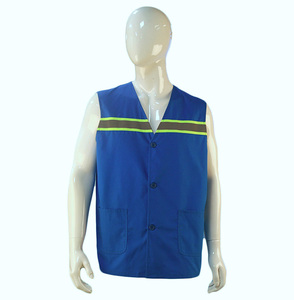 100 del chaleco del <span class=keywords><strong>verano</strong></span> <span class=keywords><strong>de</strong></span> algodón naranja fluo trabajo - Product Image 2