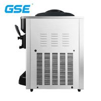 A0098 Drie Smaken Tafel Top CE Goedgekeurd Rvs Sof Commerciële Ijs Machine