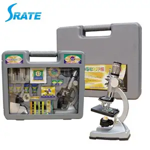 Children metal microscope with luxury packaging