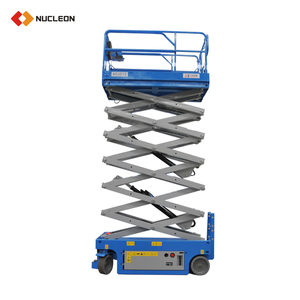 Küçük hava mobil bir adam makaslı kendinden tahrikli hava çalışma platformları hidrolik makaslı asansörler 600kg 800kg fiyat - Product Image 5