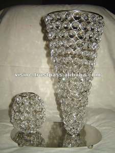 Crystal <b>Tea</b> <b>Light</b> Candle Holder for Weddings Elegant Other Candle Holders <b>Lanterns</b> & Candle Jars - Product Image 2