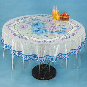 <span class=keywords><strong>Nappe</strong></span> <span class=keywords><strong>transparente</strong></span> <span class=keywords><strong>ronde</strong></span> indépendante en PVC - Product Image 2