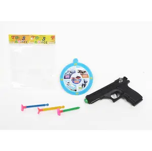 Aguja bala pistola de juguete blanco juego de dardos de plástico pistola de juguete para niños