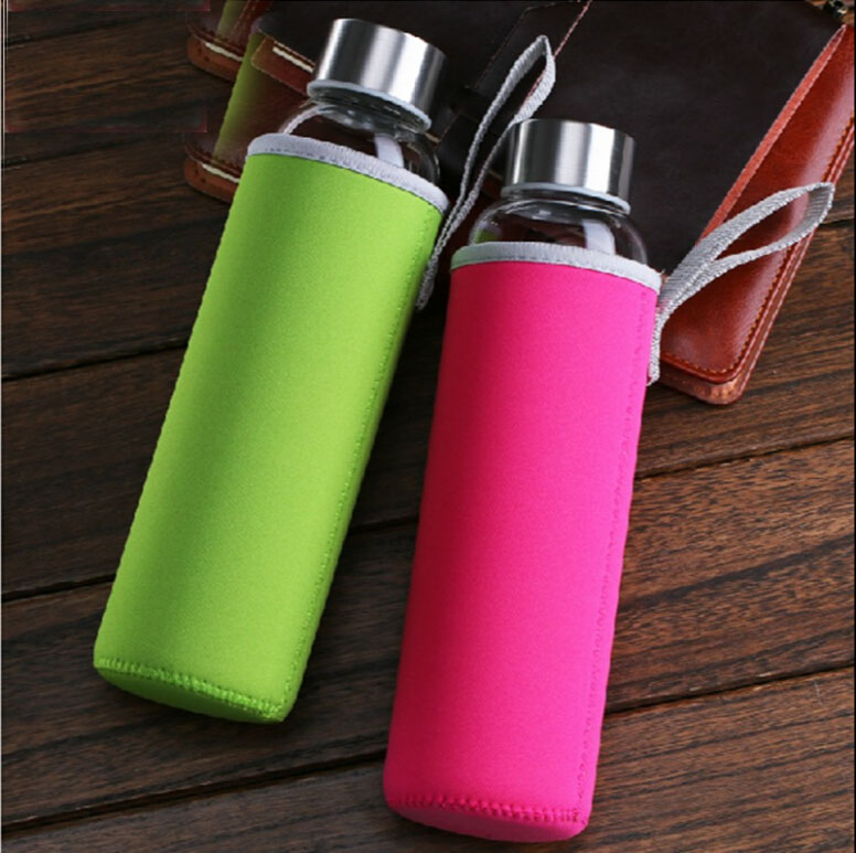 Set of 6 500ml Glass Beverage Bottles