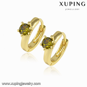 <span class=keywords><strong>Pendientes</strong></span> de rubí individual, joyería de oro saudita de 92419-14k - Product Image 2