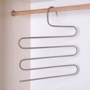 <span class=keywords><strong>Cintre</strong></span> de placard En Acier Inoxydable Multi-usages Magique Économiseur D'espace De Stockage D'espace Rack <span class=keywords><strong>cintre</strong></span> pour garde-robe - Product Image 4