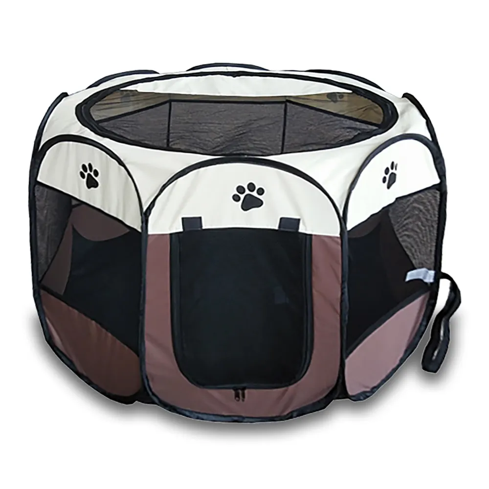 מתומן ניידת מתקפל לחיות מחמד אוהל לול כלב שינה גדר לחיות מחמד Carrier אוהל כלב בית